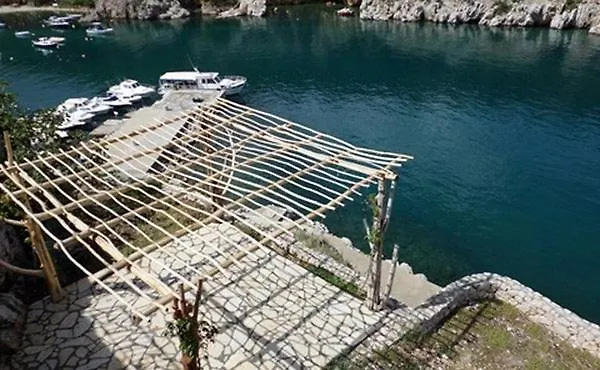 Holiday House In Vrbnik With Sea View, Terrace, Air Conditioning, W-Lan 3672-1 Kroatië