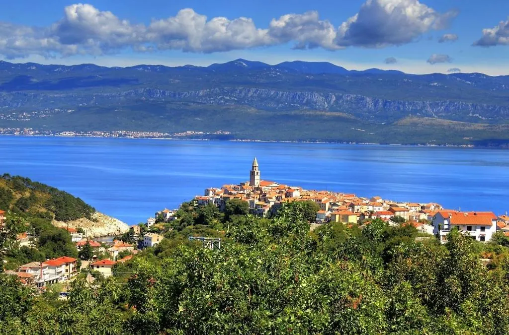 Vakantiehuis Holiday House In Vrbnik With Sea View, Terrace, Air Conditioning, W-Lan 3672-1